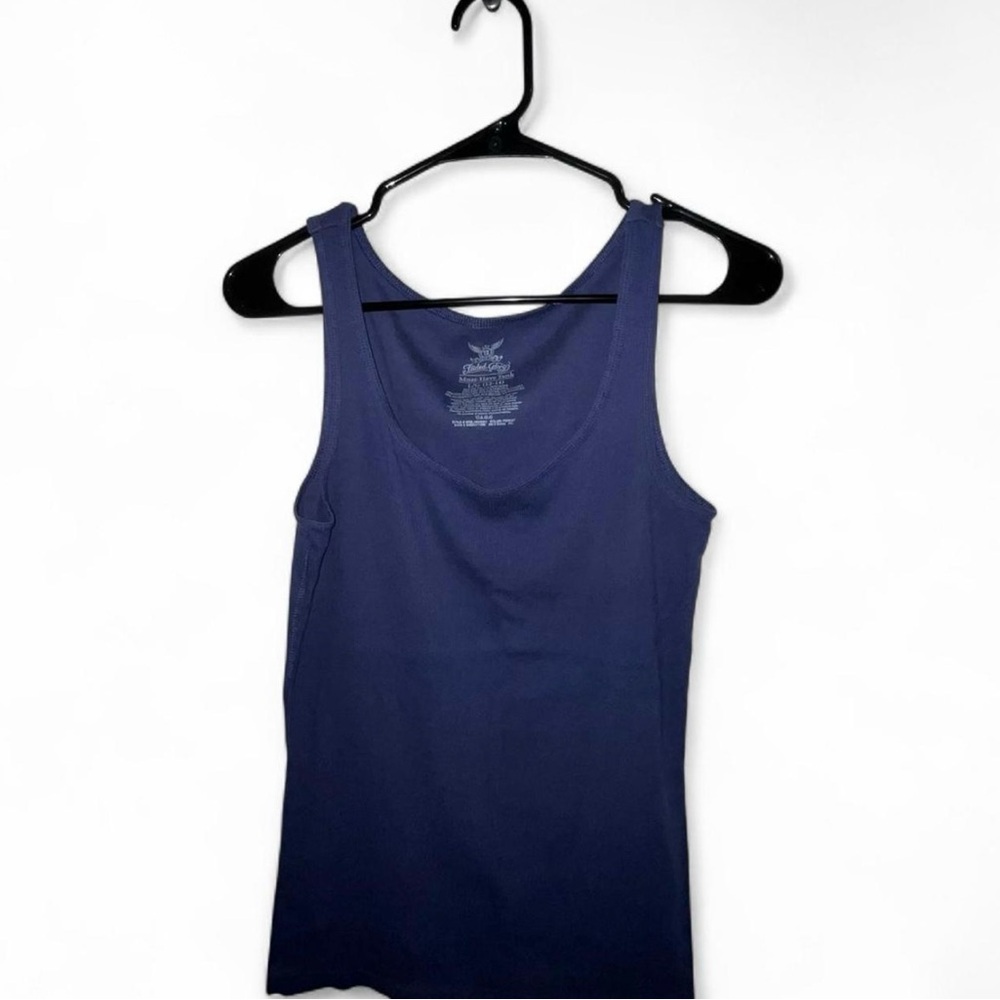 Faded Glory Navy Scoop Neck Tank